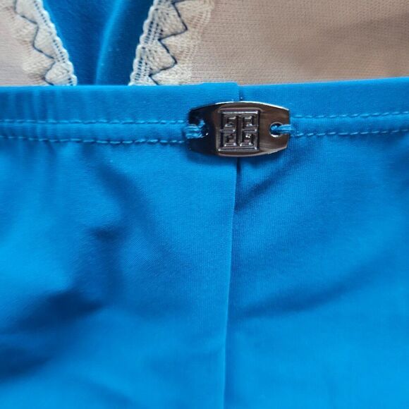 Amoressa By Miraclesuit Womens Pandora Elle Dorado One-shoulder One-piece Size 8 - Picture 12 of 14